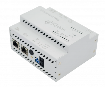 WBox Edge E413-MBUS-LTE — industrial IoT gateway with LTE and M-Bus, DIN-rail