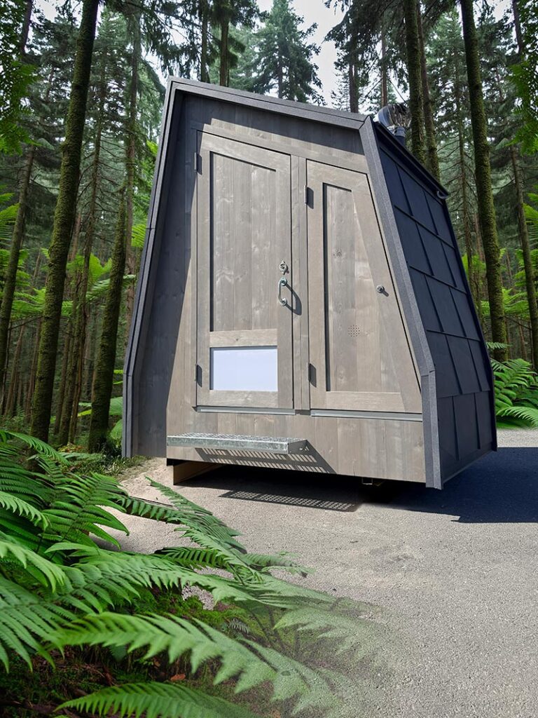 Toilette sèche EcoToilet Comfort en pleine nature